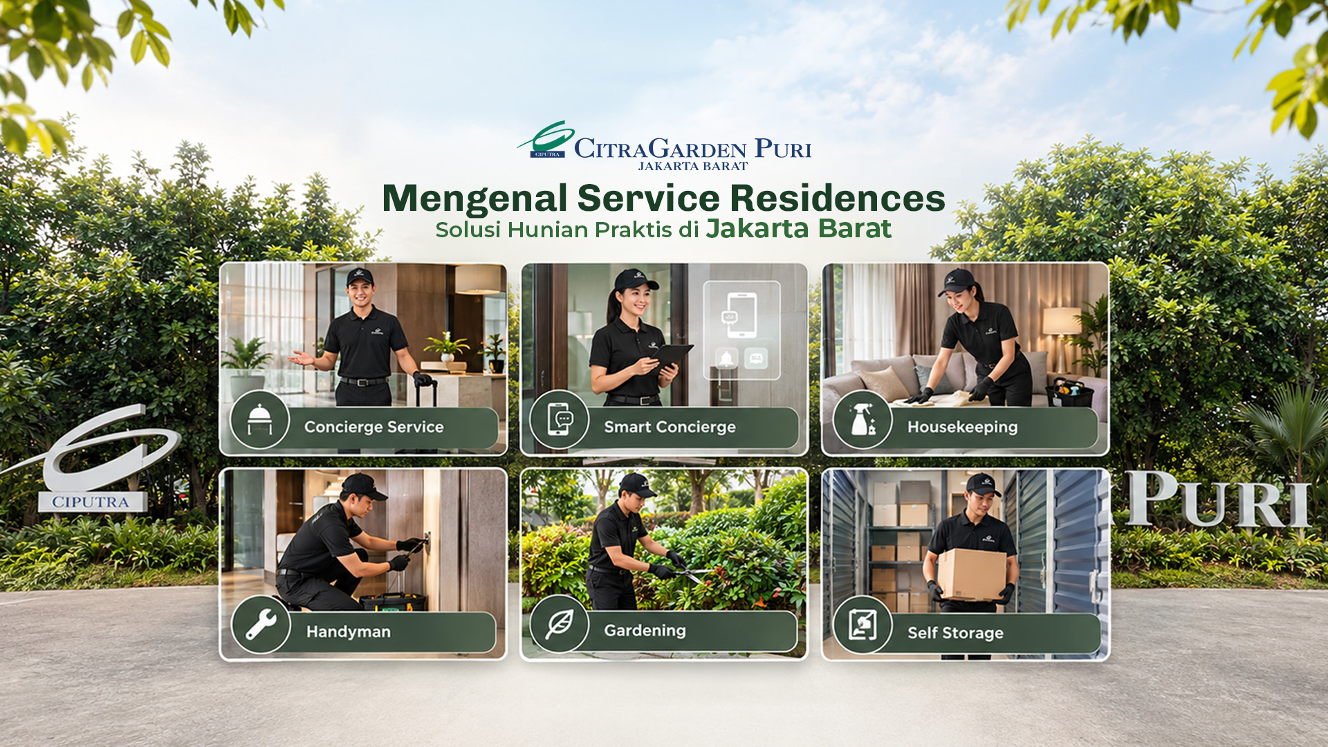 Service residences menjadi salah satu konsep hunian modern yang dirancang untuk menghadirkan kenyamanan sekaligus kemudahan d